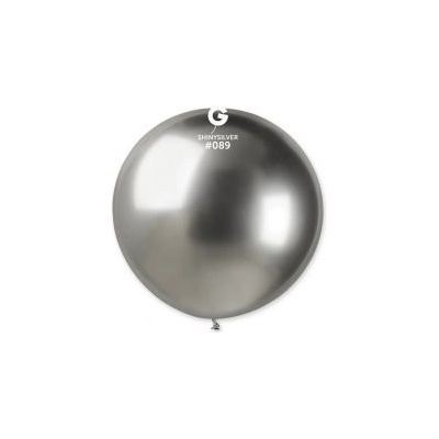 Gemar #089 Balónek G30 SHINY stříbrný 80 cm 31"