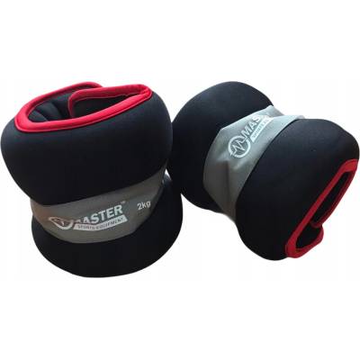 MASTER Záťaž na zápästie a nohy Neopren 2 x 2 kg