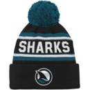 Outerstuff Dětská zimní čepice San Jose Sharks NHL 3Rd Jersey Jacquard Cuff Pom