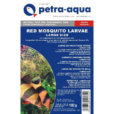 Petra-Aqua Mražená Patentka červená velká 100g - BLISTR