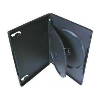 DVD-BOX 14 mm Тройна черна за DVD