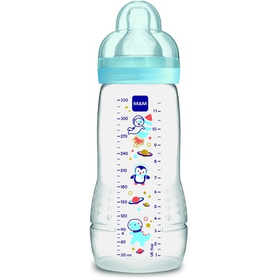 Mam lahev Baby bottle modrá 330 ml