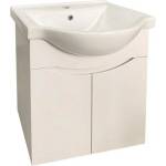 InterCeramic Конзолен шкаф за баня InterCeramic ICP 5549/60 с порцеланов умивалник - компактен PVC модел (ICP 5549/60)