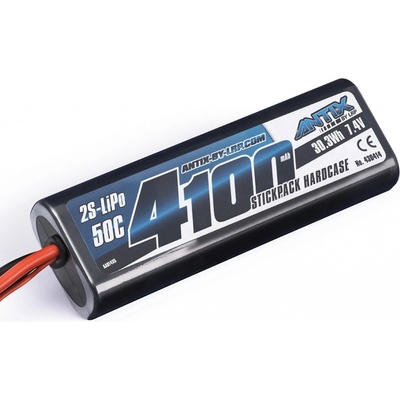 ANTIX by LRP 50C LiPo Car Stickpack Hardcase T-DYN konektor 7.4 V 4100 mAh