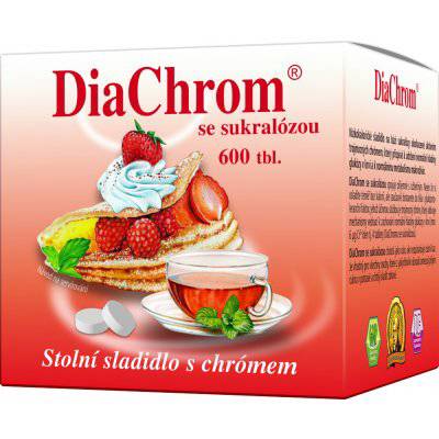 DiaChrom se sukralózou tbl.600 nízkokalor.sladidlo