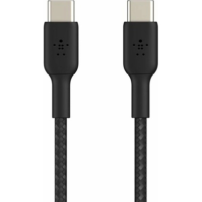 Belkin CAB004bt2MBK Boost Charge Braided USB-C to USB-C, 2m, černý