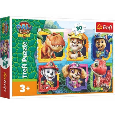 Dino Tlapková patrola/Paw PatrolMovie Dinosauří ostrov 27x20cm 30 dílků
