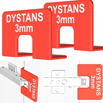 MAGNETICKÁ ŠABLÓNA NA ZÁVESY PRE NÁBYTKOVÉ DVÍERKA 3mm - 2ks