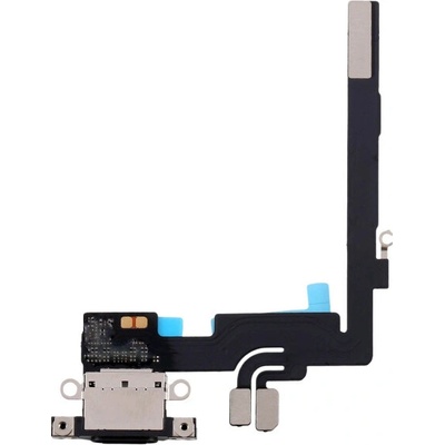 AppleKing nabíjecí a audio flex konektor pro iPhone 16 Pro Max - černý titan