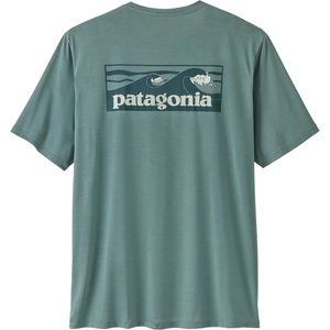 Patagonia Мъжка спортна тениска Patagonia Cap Cool Daily Shirt Boardshort Logo Sport shirt - Blue Sage / Light Blue Sage X-Dye - размер M (216-7988-0113)