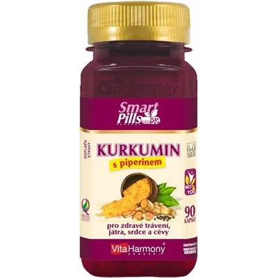 VitaHarmony Kurkumín s piperínom 90 kapsúl