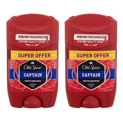Old spice Captain deostick 2 x 50 ml