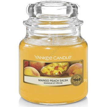 Yankee Candle - Ароматна свещ MANGO PEACH SALSA малка 104 гр 20-30 часа (YC0031)