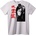 NOONEBRAND Тениска аниме червена калиграфия - XS, White
