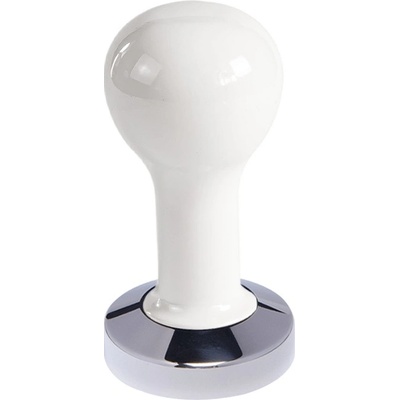 Buna Café tamper kov biely, nerez lesk, plochý 53 mm