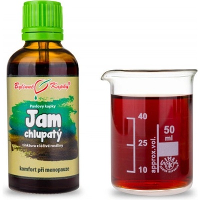 Bylinné kapky Jam yam-smldinec chlupatý Dioscorea villosa bylinné kapky tinktura 50 ml