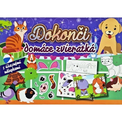 Dokonči domáce zvieratká+nálepky
