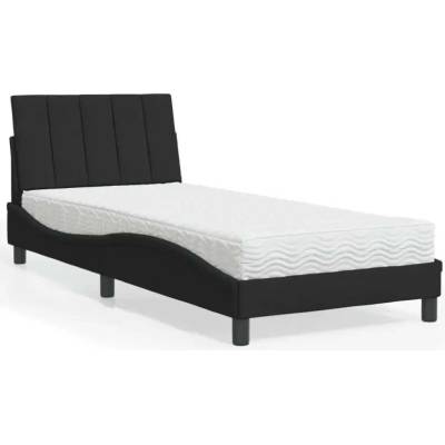vidaXL 11461.3208570 Postel s matrací Hanko černá samet