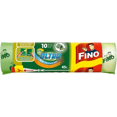 Fino Vrecia zaťahovacie Ultra Aromatic 45l 20 µm 10 ks zelené