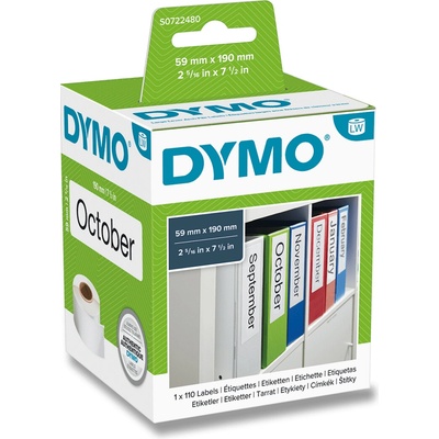 Dymo LW S0722480 - originální papírové štítky - 59 x 190 mm