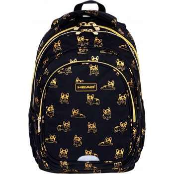 Head Ученическа раница Head - Златен Булдог, 3 ципа (AS502024108)