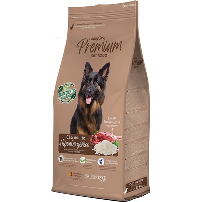 HappyOne Adult Dog Hypoalergénne s jahňacím mäsom 12 kg