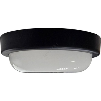 Baterie Centrum Екстериорна led лампа за таван led/15w/230v 4200k Ø 15, 5 см ip64 черен (bc0684)