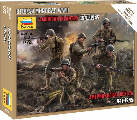 Zvezda U.S. Infantry 1:72