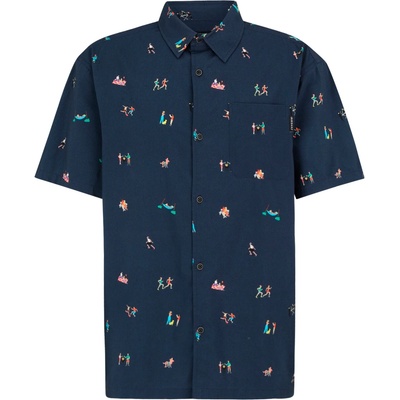 IRIEDAILY Мъжка риза с копчета Iriedaily Resorio Shirt - Marine - размер XXL (033-2225-0315)