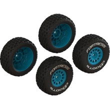 Arrma kolo s pneu dBoots Fortress disk modrý 4 : Grom
