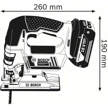 Bosch GST 18 V LI-B SOLO (06015A6100)