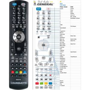 GENERAL SEG VCR306, VCR4100, VCR4200, VCR4300 - съвместимо дистанционно управление на марката General (VCR306, VCR4100, VCR4200, VCR4300) Дистанционно
