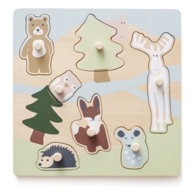 Kids Concept puzzle s úchytkami Edvin