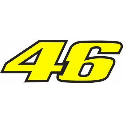 Dino Samolepka - nálepka Valentino Rossi 46 (145 x 50 mm) – Hledejceny.cz