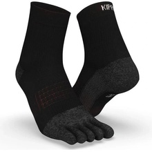 Kiprun Bežecké ponožky Run900 5-prstové čierno-červené