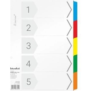 Tryton Cardboard holders Biurfol A4 5 cards