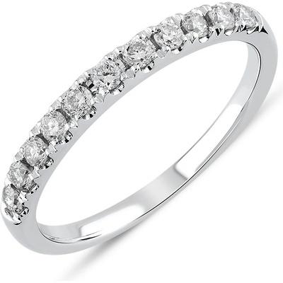 Lillian Vassago Prsten z bílého zlata s diamanty LLV59 DR007W