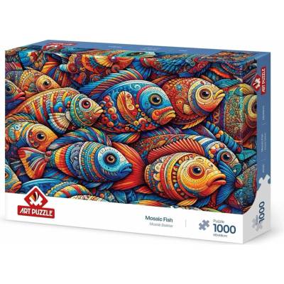 ART PUZZLE Mozaikové ryby 1000 dielov