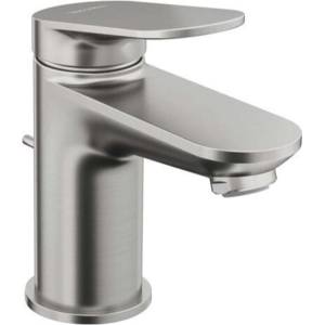 Duravit Wave - Смесител за умивалник със сифон, матирана неръждаема стомана WA1010001070 (WA1010001070)