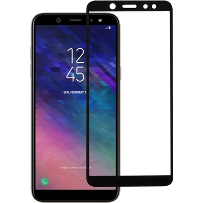 Mocolo ochranné tvrdené sklo 5D pre Samsung Galaxy A6 2018 - A600 čierne 6058