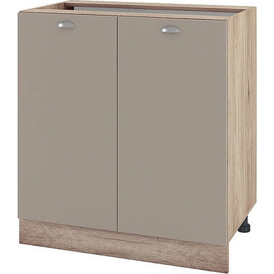 ИРИМ Долен кухненски шкаф Сити АРФ-Капучино мат-11-23 80 см