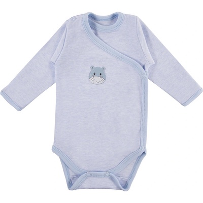 EEVI Body zavinovací s dlouhým rukávem BABY LOVE modre Modrá Baby Love