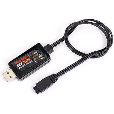 Traxxas Зарядно устройство за автомодел Traxxas TRX4M 1: 18 Lipo CHARGER, ID BALANCE, USB (2-CELL 7.4 VOLT LIPO WITH ID CONNECTOR ONLY) TRX9767 (TRX9767)