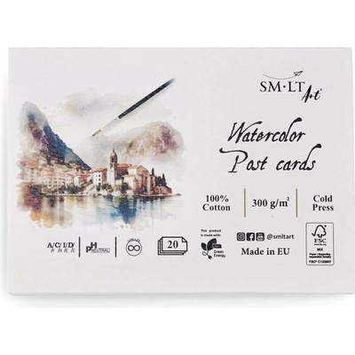 SMLT Art Pohlednice Akvarel - 20 listů
