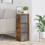 vidaXL Служебен шкаф с чекмедже Димян дъб 25, 5 x 22 x 69, 5 см (8000552)