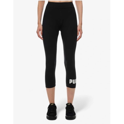 PUMA Essentials 3/4 Logo Leggings Black