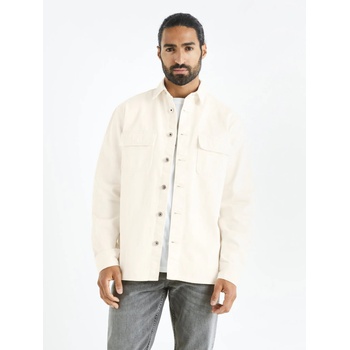 Image 1 of Celio Бежова мъжка дънкова риза Celio Battery Celio | Bezhov | МЪЖЕ | XXL