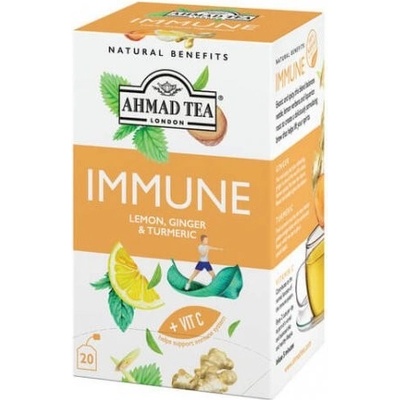 Ahmad Tea IMMUNE citron zázvor a kurkuma 20 x 1,5 g