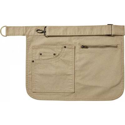 Premier Workwear Džínová zástěra s kapsou PR138 Khaki Pantone 7503 31x32cm