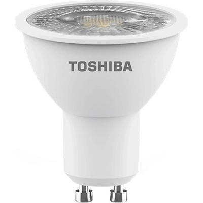 Toshiba LED крушка за луна Toshiba - GU10, 5.5=63W, 450 lm, 6500K (1TOLI04063WGU1650D)